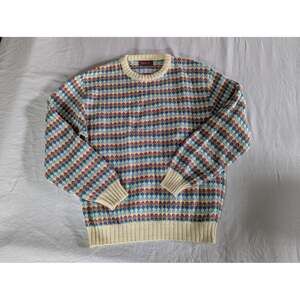 Vintage Highland Knit Sweater Size L Crewneck Jumper Sweatshirt